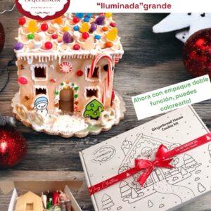 Casa de jengibre grande *Iluminada*